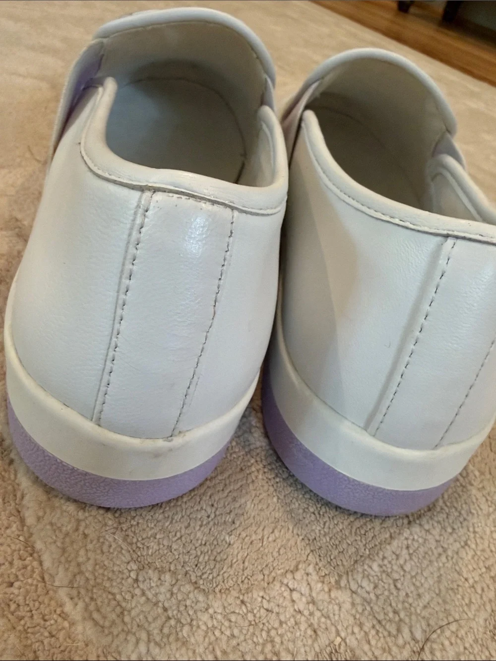 Kate Spade New York Sandy Leather Slip-On Sneakers. Size 8